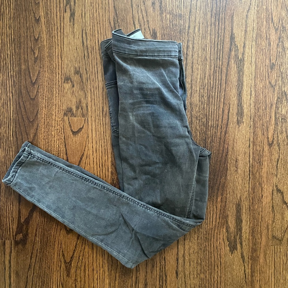 Topshop Moto Joni Jeans, grey wash, no distressing